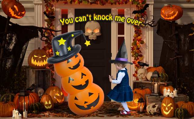 【人気商品】Blsummy ハロウィン 飾り付け かぼちゃ ロッキング バルーン